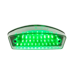 Farolim traseiro LED tipo lexus Derbi Senda / Malaguti F12 STR8 - verde
