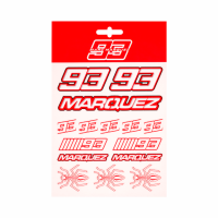 Kit de autocolantes 13x16cm Marc Marquez