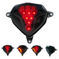 Farolim traseiro LED com indicadores de linha negra Yamaha Aerox (CE) STR8 