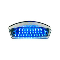 Farolim traseiro LED tipo lexus Derbi Senda / Malaguti F12 STR8 - azul 
