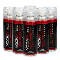 Caixa 6 unidades Spray altas Temperaturas 400ml Voca Racing Heat Resistant 800° transparente