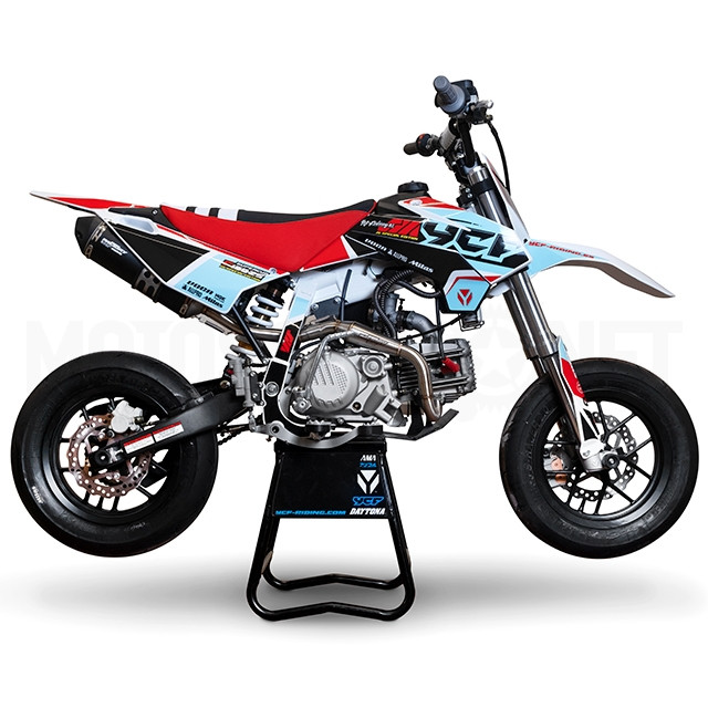Pitbike YCF Super Cup F190 ZS SC1 - blanco - rojo - azul