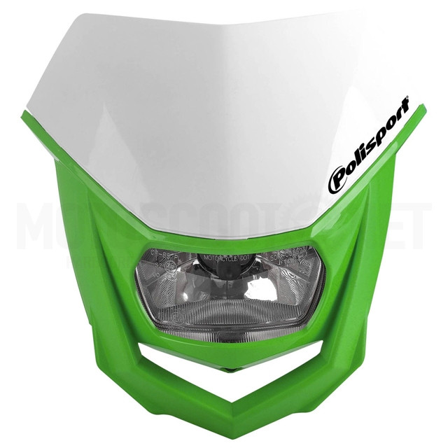 Careta Halo LED homologada Polisport blanco 8667100001 - Moto Recambio