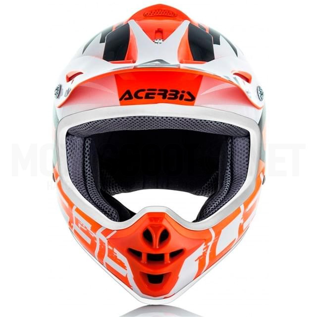 Helmet Cross Acerbis Impact Junior 3.0 White and Orange Sku:A-0022102.203 /a/-/a-0022102.203_01.jpg