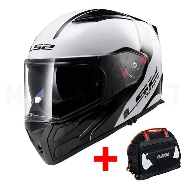 Helmet Full Face modular LS2 FF324 METRO RAPID - White/Black Sku:A-FF324W/B /a/-/a-ff324wb_campa_a.jpg