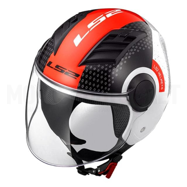 Jet Helmet LS2 OF562 Airflow Condor White/Red/Black Sku:A-305625232 /a/-/a-ls30562.52.32_02.jpg