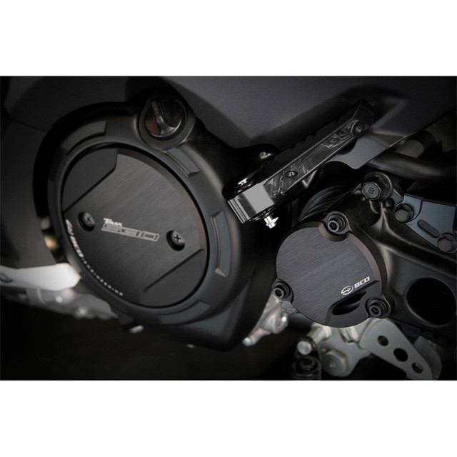 Tapas cubremotor Yamaha T-Max 530 12-16 Negro mate BCD ref: CAPOTMOT00222