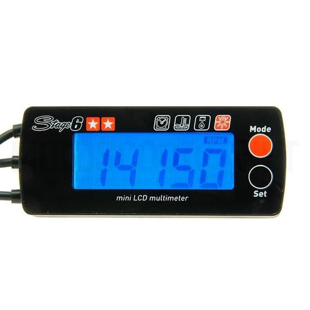 Tachometer Mini Temperature/Engine Run Time/Speedometer/Overheating 87x36x15mm Stage6 - Blue light Sku:S6-4030 /s/6/s6-4030_2.jpg