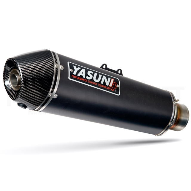 Yasuni 4-stroke Yamaha X-Max 250 (CE) exhaust - black-carbon Sku:TUB355BC /t/u/tub355bc.jpg