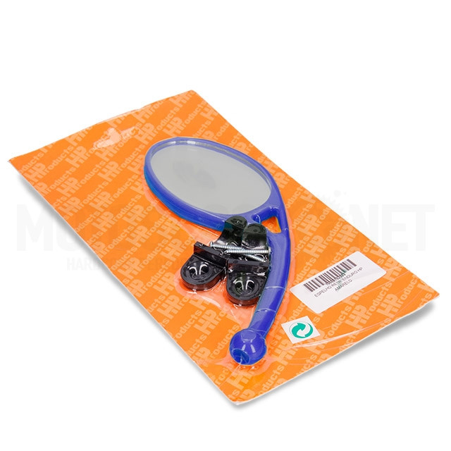 Mirror universal offroad HP with bracket Blue