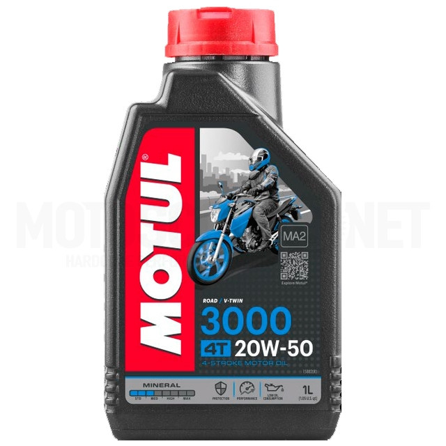 Motor Oil 4T 20W50 1L Motul 3000