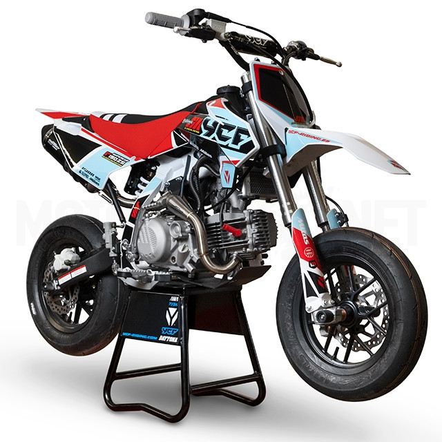 Pitbike YCF Super Cup F190 ZS SC1 - blanco - rojo - azul