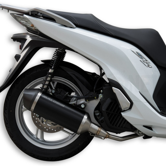 Exhaust Malossi RX Honda SH 125/150cc euro 4 >17 - black