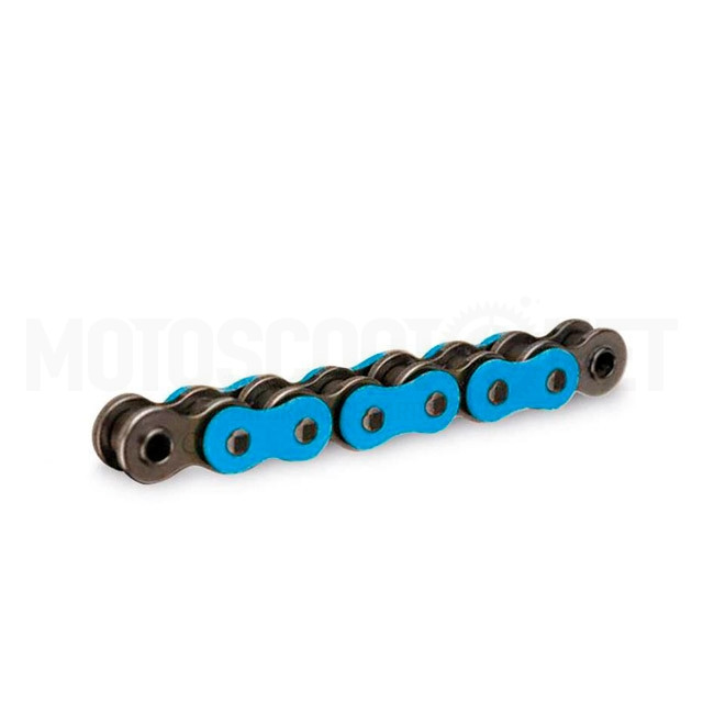 Drive Chain RK FB525XSO with 114 links Fluorescent Blue