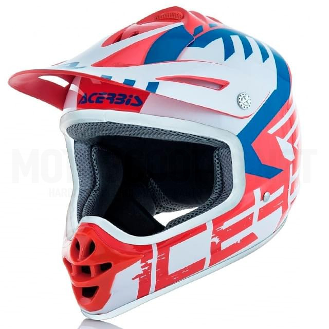 Helmet Cross Acerbis Impact Junior 3.0 Red Blue