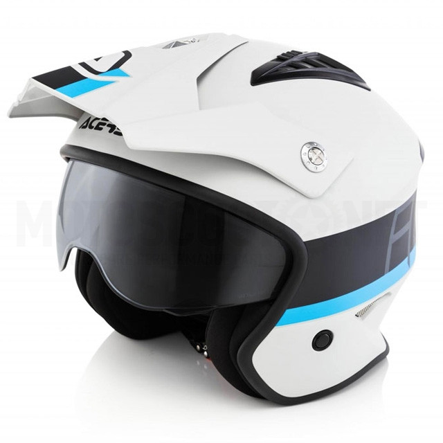 Trial Helmet Acerbis Jet Aria Grey/Blue/Black