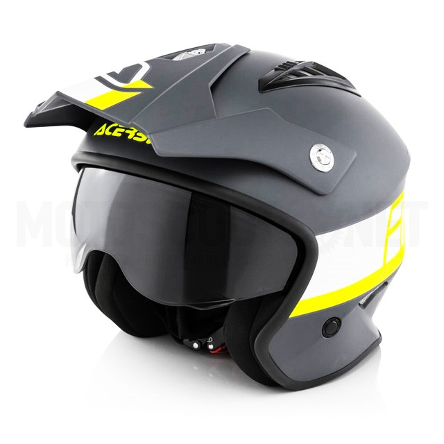 Trial Helmet Acerbis Jet Aria Black/Yellow/White