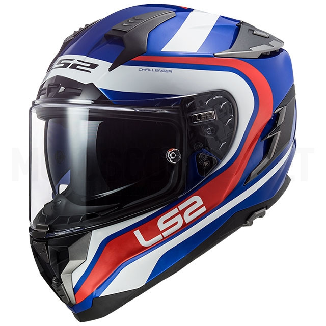 Full Face Helmet LS2 FF327 Challenger Fusion Blue Red