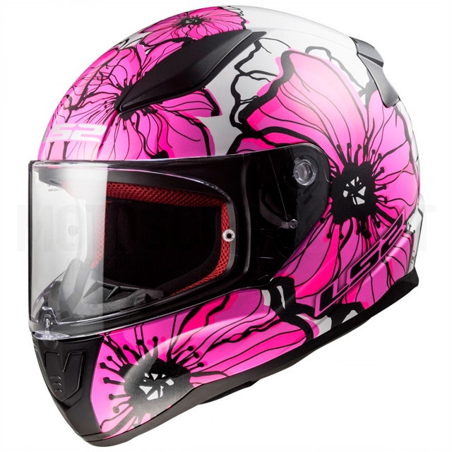 Full-face Helmet LS2 FF353 Rapid Boho White/Black/Pink