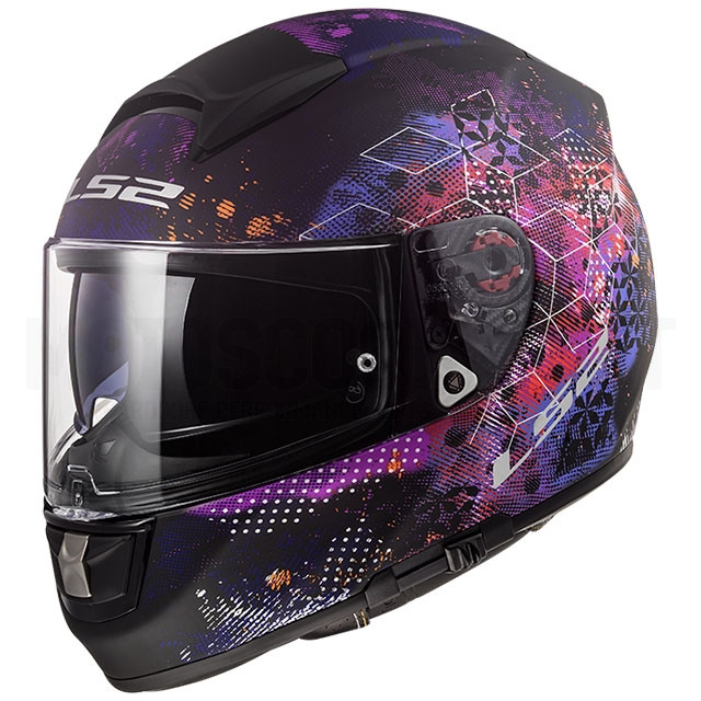 Full Face Helmet FF397 Vector FT2 Cosmos - Black Pink Matte