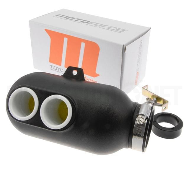 Air filter box d=28/35/50mm Motoforce - black