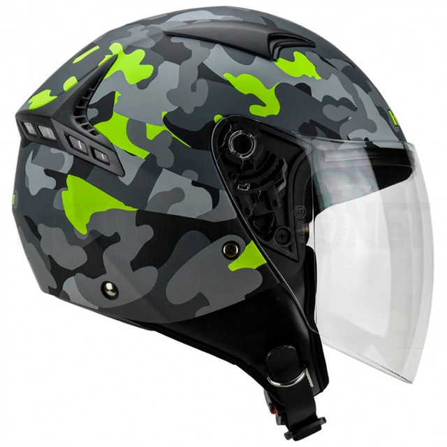 Helmet Jet Hebo CTR II Kamu - Lime