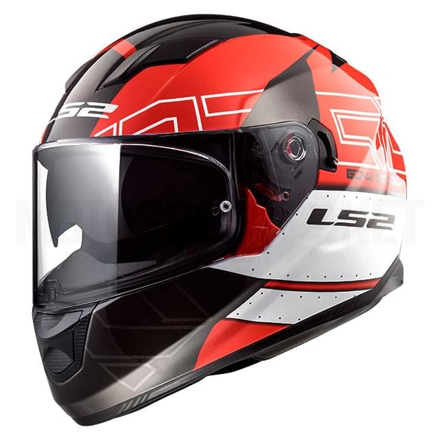 Helmet Full Face LS2 FF320 STREAM evo KUB Black Red