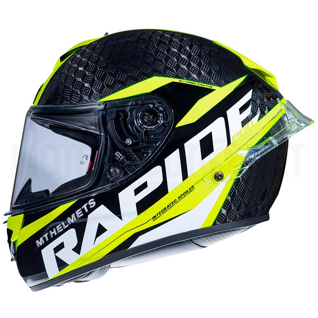 Full-face Helmet FF104PRO Rapide Pro Carbon C3 MT Helmets - Neon Yellow