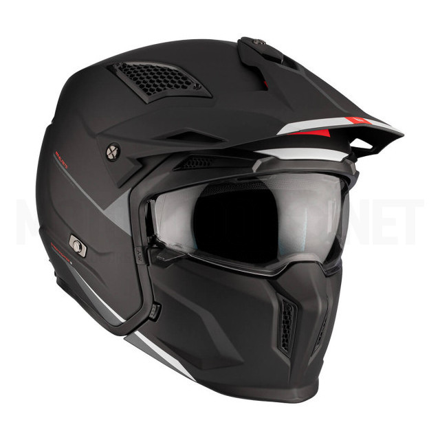 Helmet TR902XSV Streetfighter SV Solid A1 MT Helmets - Matte Black