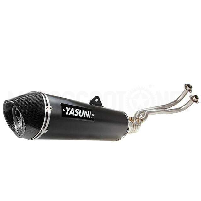 Exhaust Yamaha T-Max 530 Yasuni 4T (CE) Black Carbon silencer