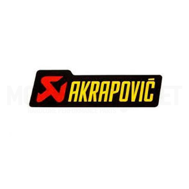 Sticker Akrapovic high temperature 150x45mm