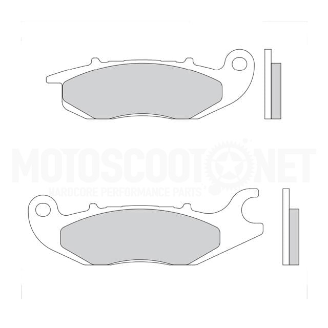 Brake Pads Organic Set Honda ANF 125 Innova/ CBF/CBR 125 / Rieju RS-2 Galfer - Front