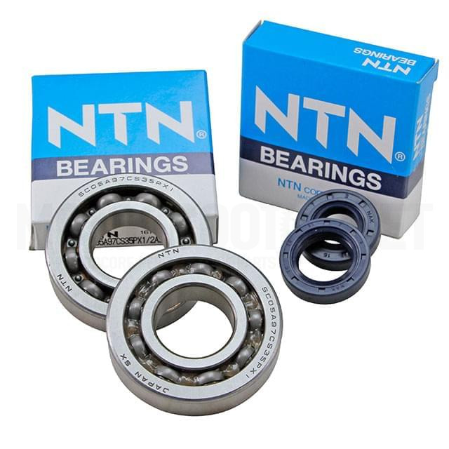 Bearings and seals kit for crankshaft Honda SH 50 NTN