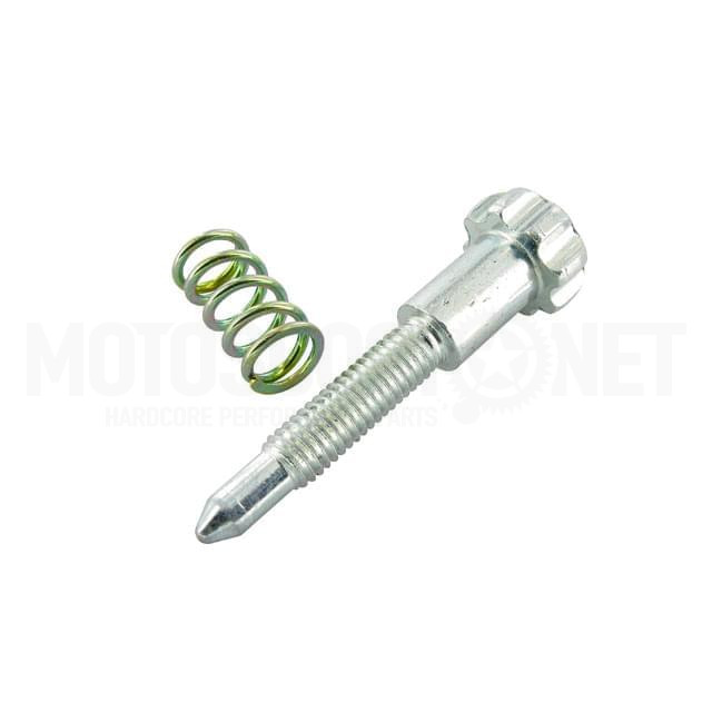 Throttle stop screw assembly Dellorto includes spring type 1012