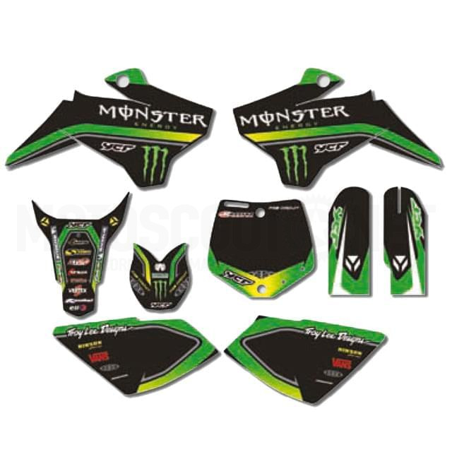 Sticker Kit Monster for Pitbike Voca Hawk Réplica and Gold