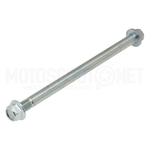 Wheel axis rear PitBike L=220mm includes nut M14