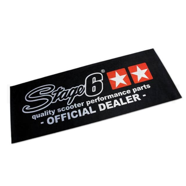 Quality Scooter Performance Parts 75x200cm Stage6 banner - black