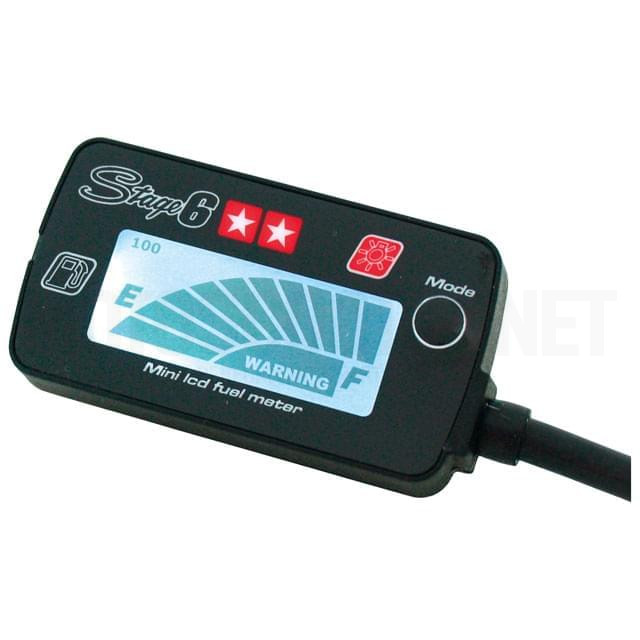Fuel gauge Stage6 Mini LCD digital 100/510 Ohm - Black