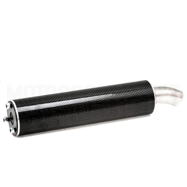Exhaust silencer SCR Corse Scooter 50cc - carbon
