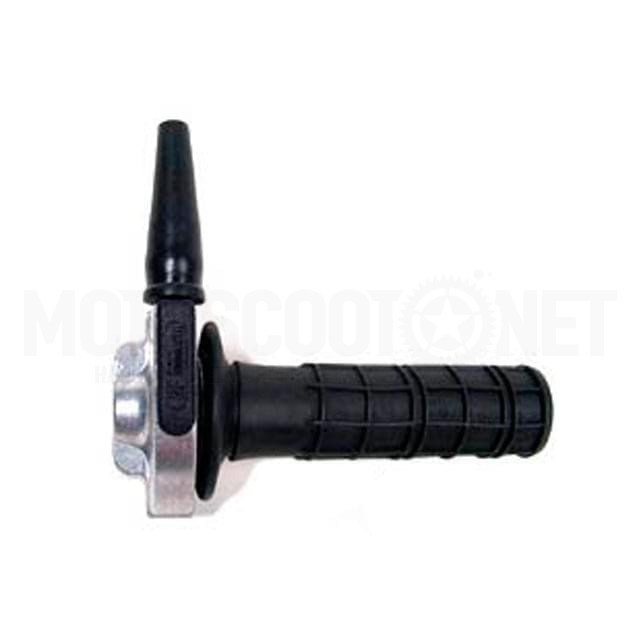 Quick-action Throttle 80º/36mm Tomaselli vertical with grips - Chrome