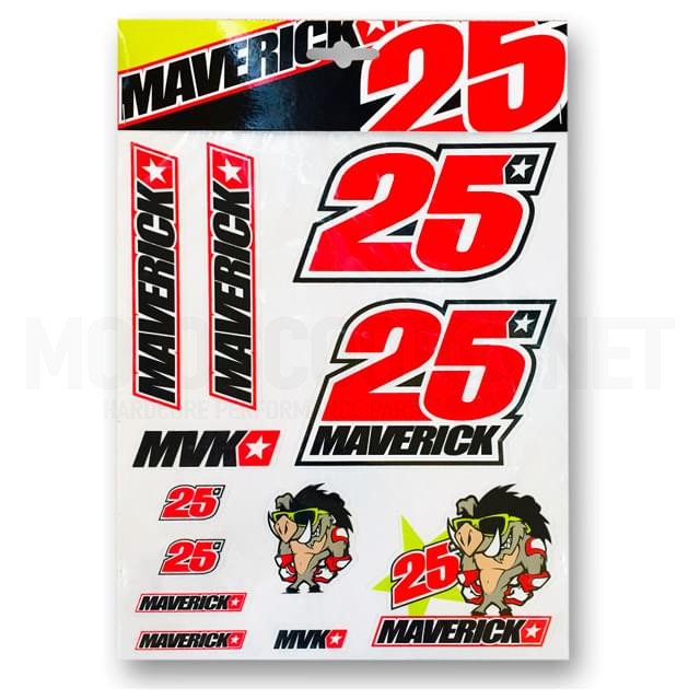 Maverick Viñales sticker set 12 stickers