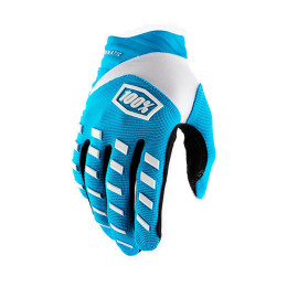 100% Airmatic Motocross Gloves Blue