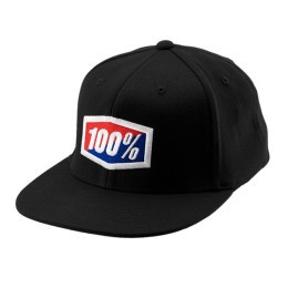100% Official Hat J-Fit Black