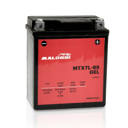 MTX7L-BS GEL Battery Malossi