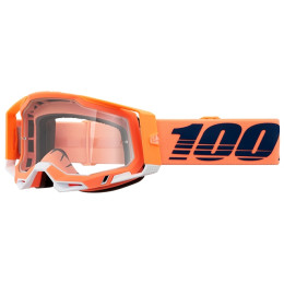 Offroad Goggles 100% Racecraft 2 Coral - Clear Lens