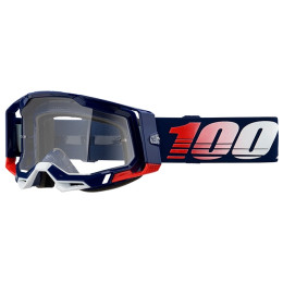 Offroad Goggles 100% Racecraft 2 Republic - Clear Lens