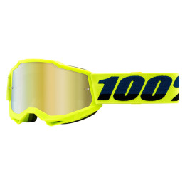 Offroad Goggles 100% Accuri 2 Youth Fluo Yellow - Mirror Gold Lens