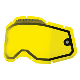 100% Dual Pane Vented Replacement Lens Off-road Goggles Generation 2 - Yellow