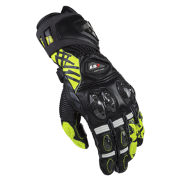 Gloves mid-season LS2 Feng Racing Men - Black / Neon Yellow
