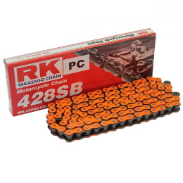 Drive Chain RK 428SB with 134 links Orange